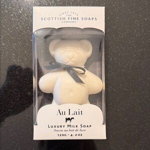 The Scottish Fine Soaps Au Lait Luxury Milk Hand Soap - Cream Bear NIB #600 #601